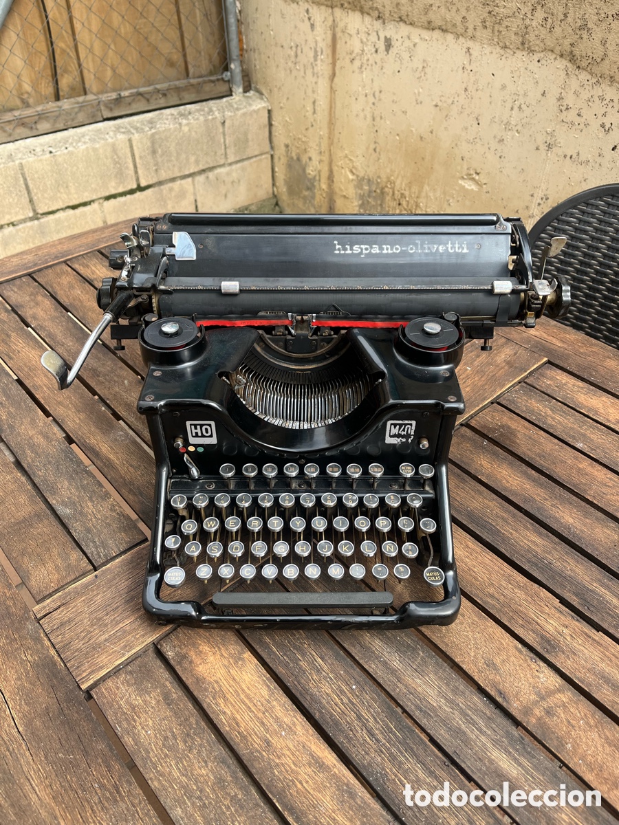 Antig&uuml;edades: Hispano Olivetti M40 con mesa Involca - Foto 2