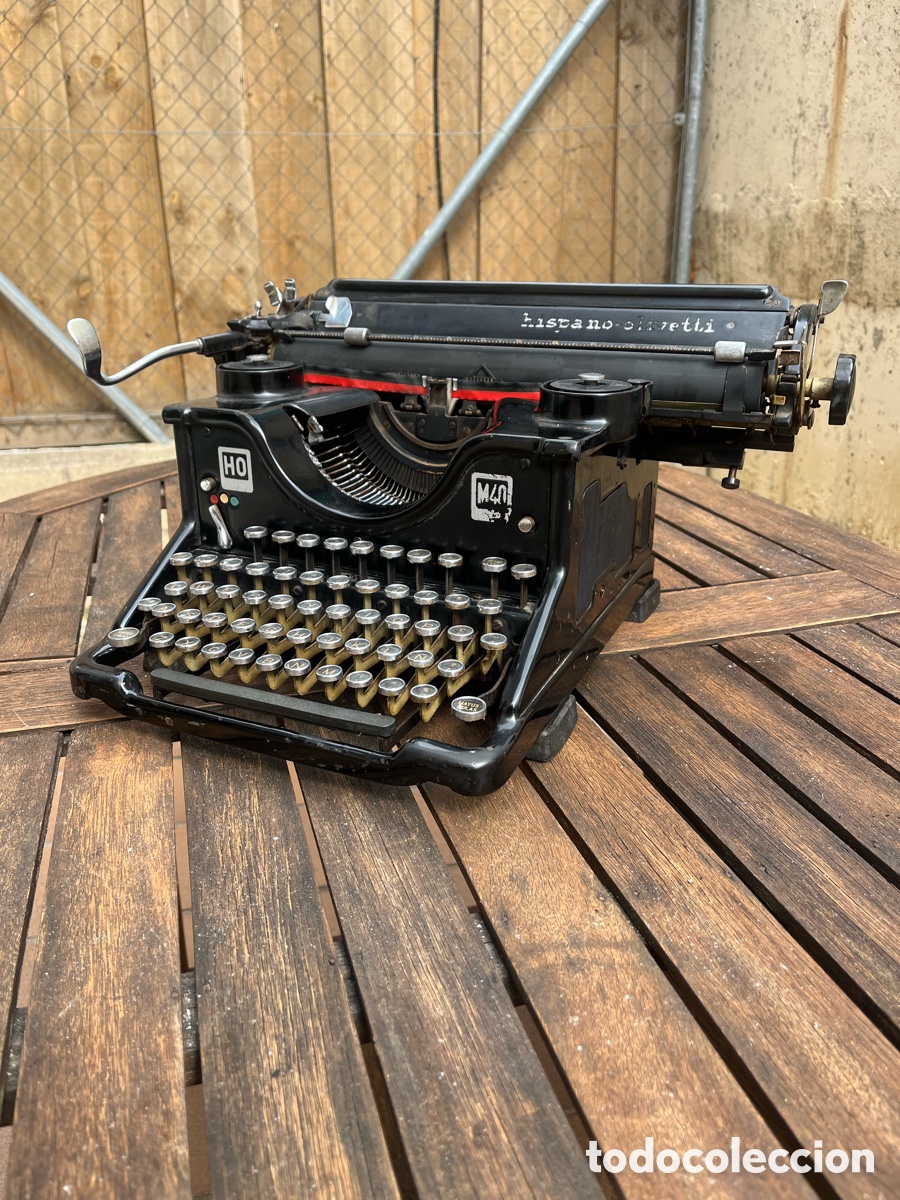 Antig&uuml;edades: Hispano Olivetti M40 con mesa Involca - Foto 3