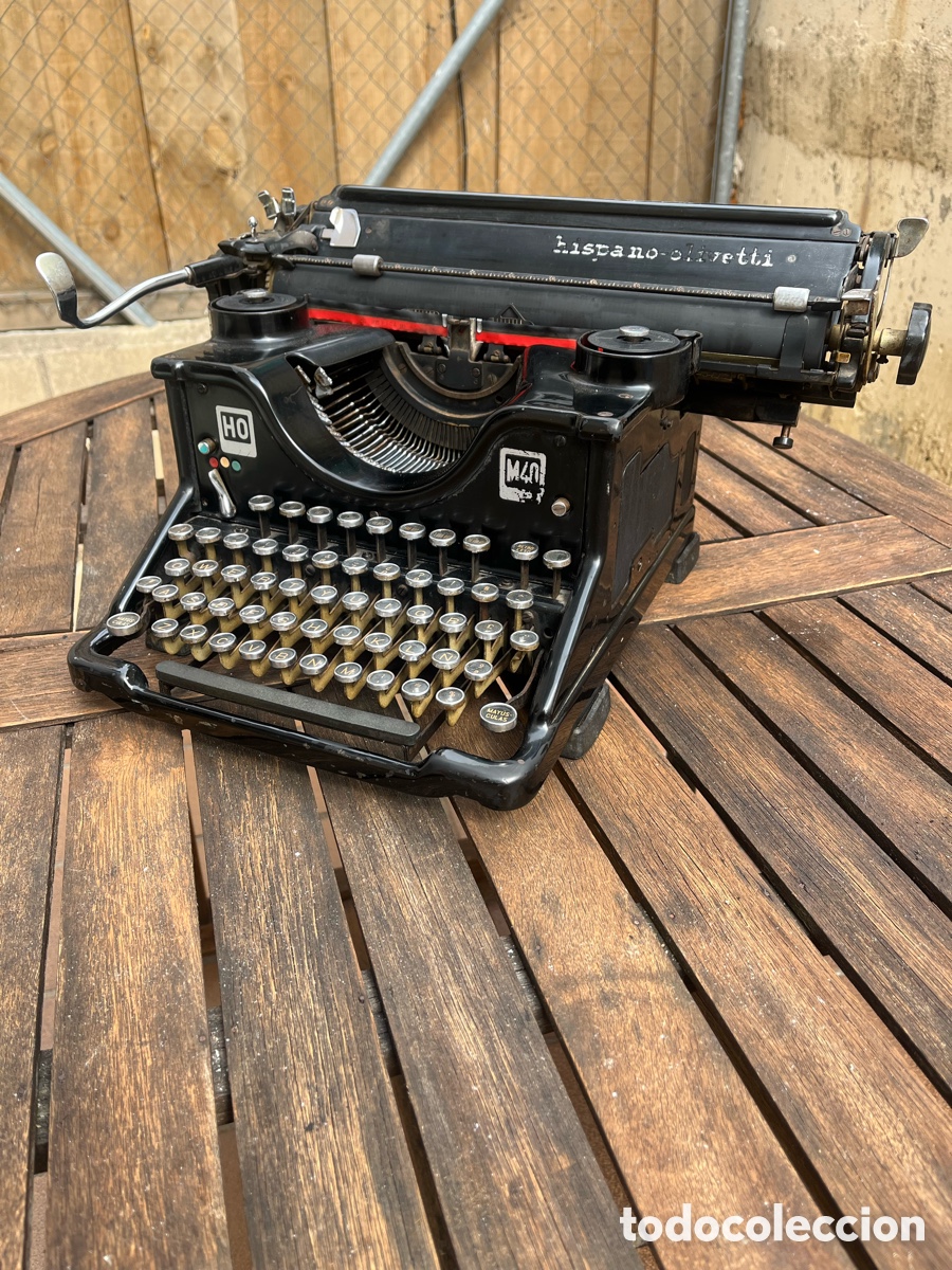 Antig&uuml;edades: Hispano Olivetti M40 con mesa Involca - Foto 1