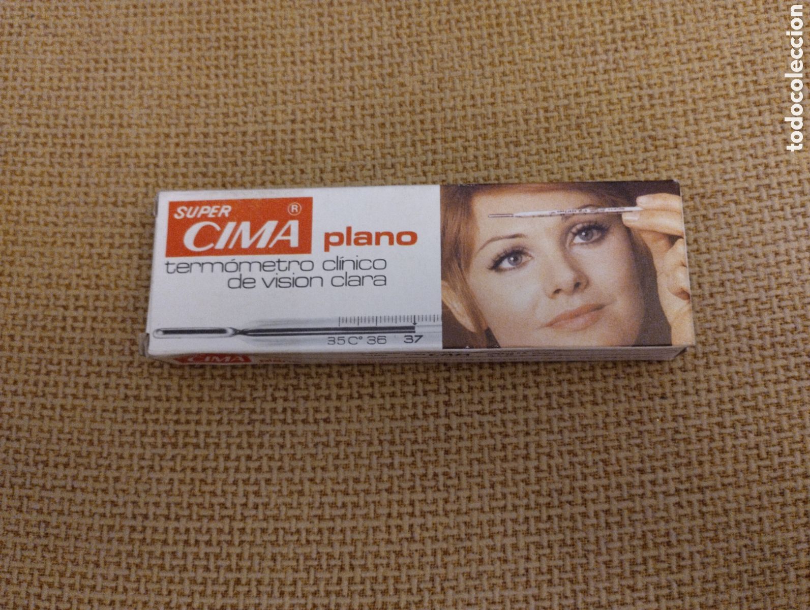 Antig&uuml;edades: Term&oacute;metro antiguo Super Cima - Foto 3