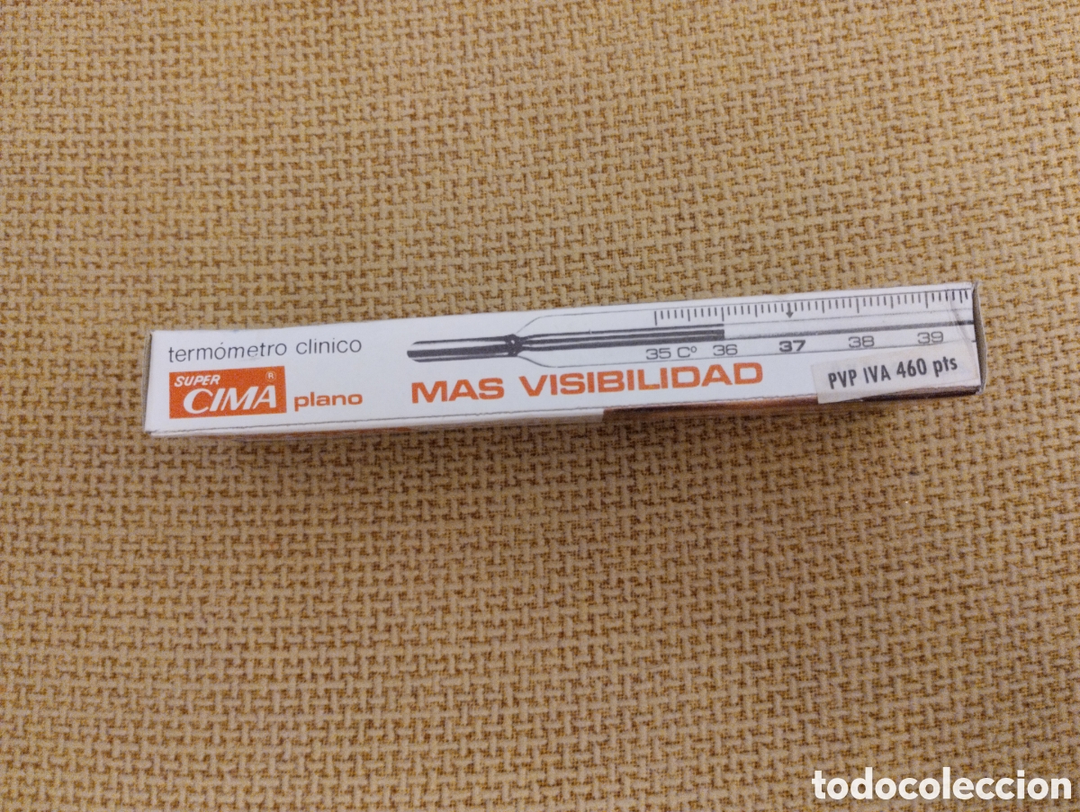 Antig&uuml;edades: Term&oacute;metro antiguo Super Cima - Foto 6