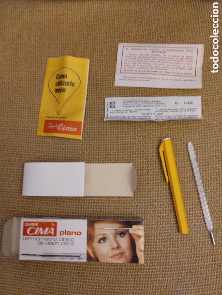 Antig&uuml;edades: Term&oacute;metro antiguo Super Cima - Foto 1