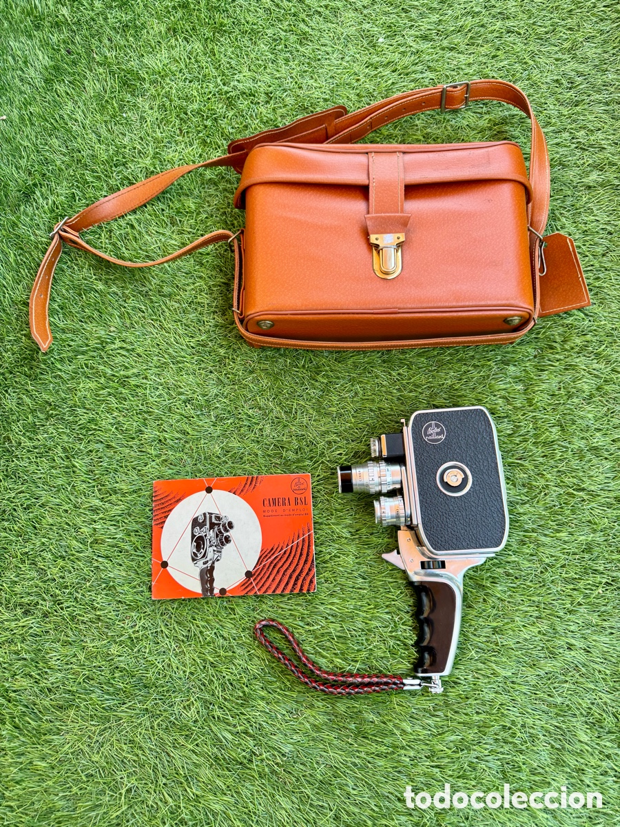 Antig&uuml;edades: C&aacute;mara de Cine Vintage Paillard Bolex B8L + Lentes SOM Berthiot