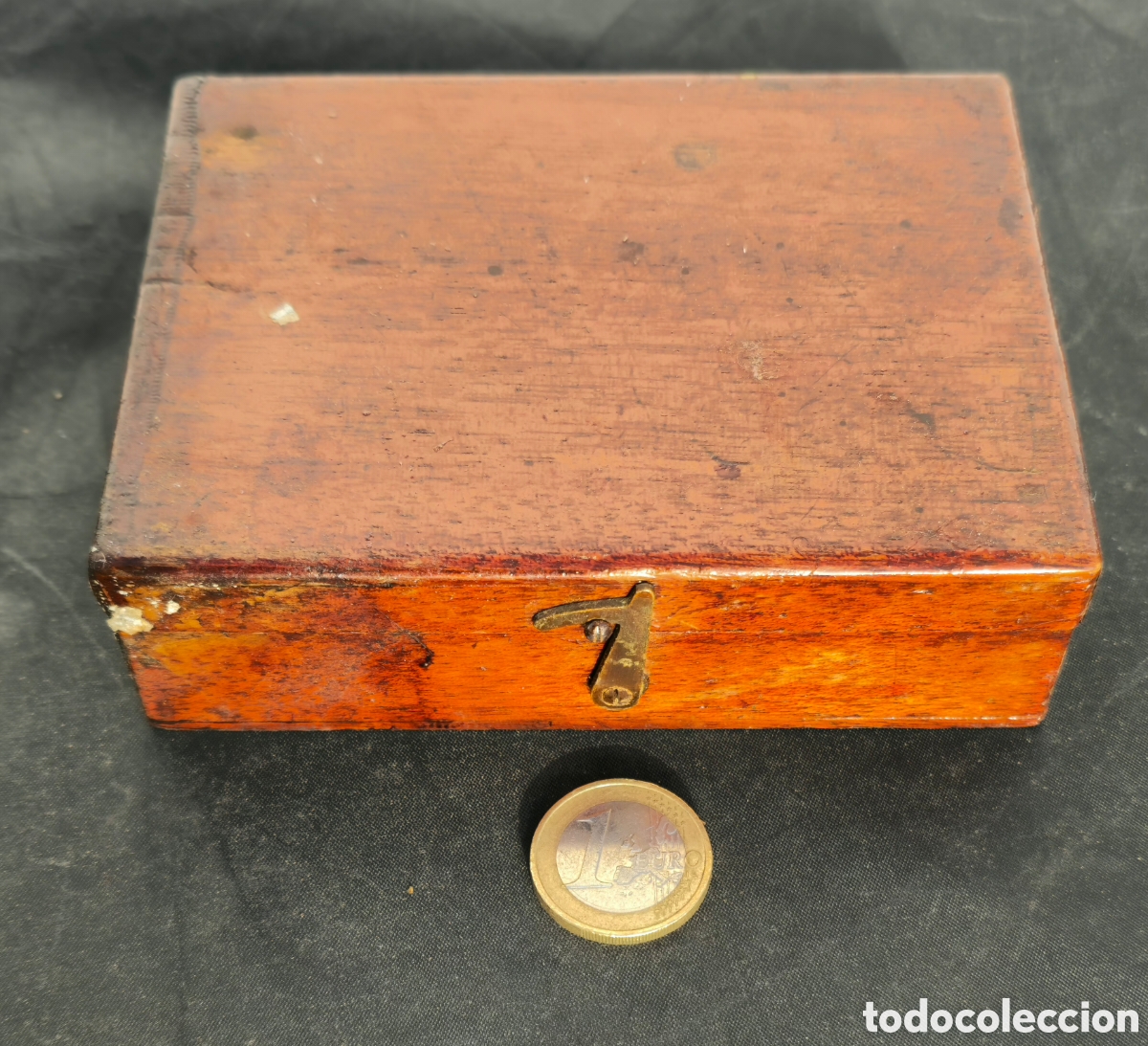 Antig&uuml;edades: Antigua Caja pesas precisi&oacute;n - Foto 2