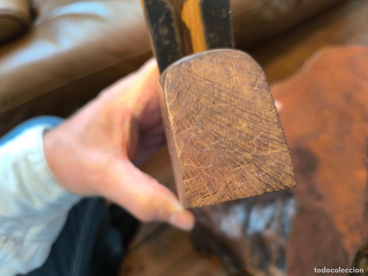 Antig&uuml;edades: CEPILLO DE MADERA DE ROBLE - Foto 4