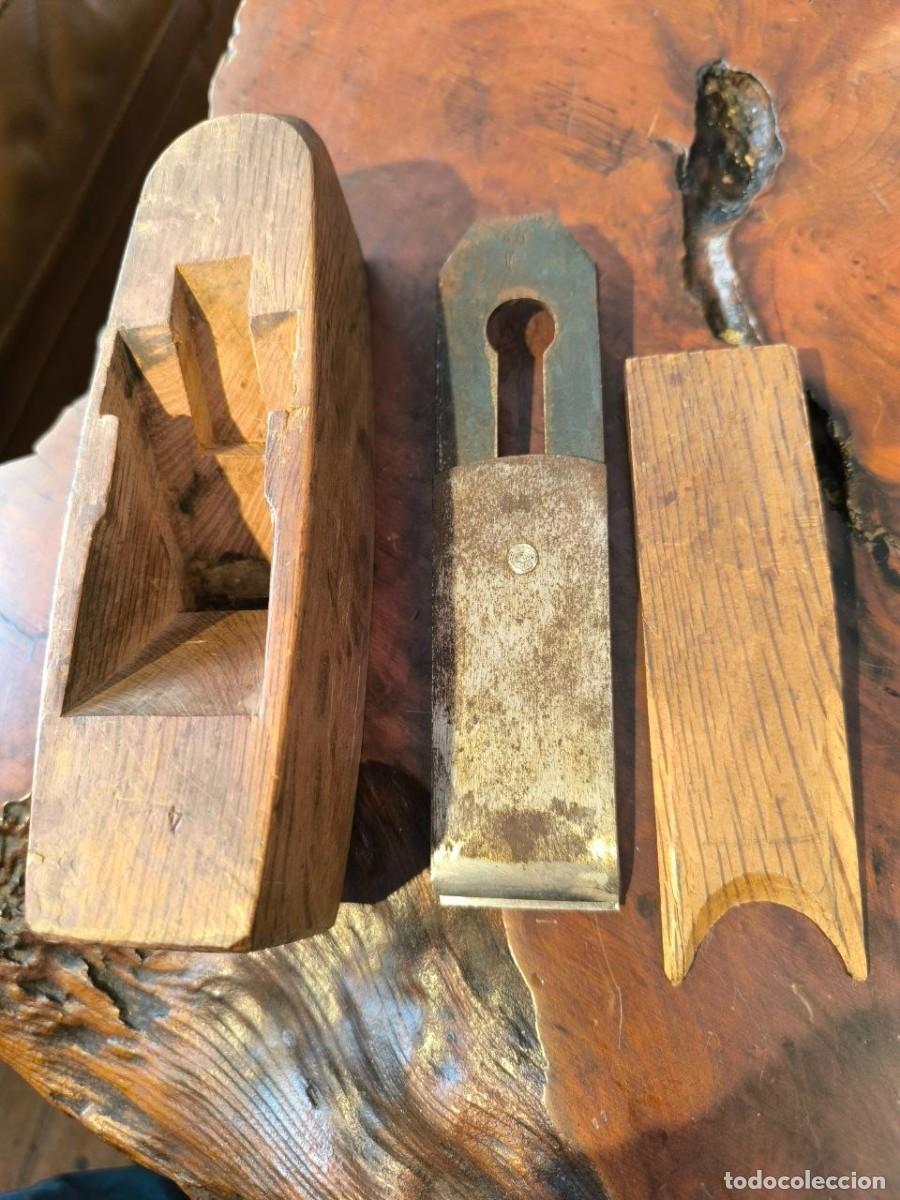 Antig&uuml;edades: CEPILLO DE MADERA DE ROBLE - Foto 6