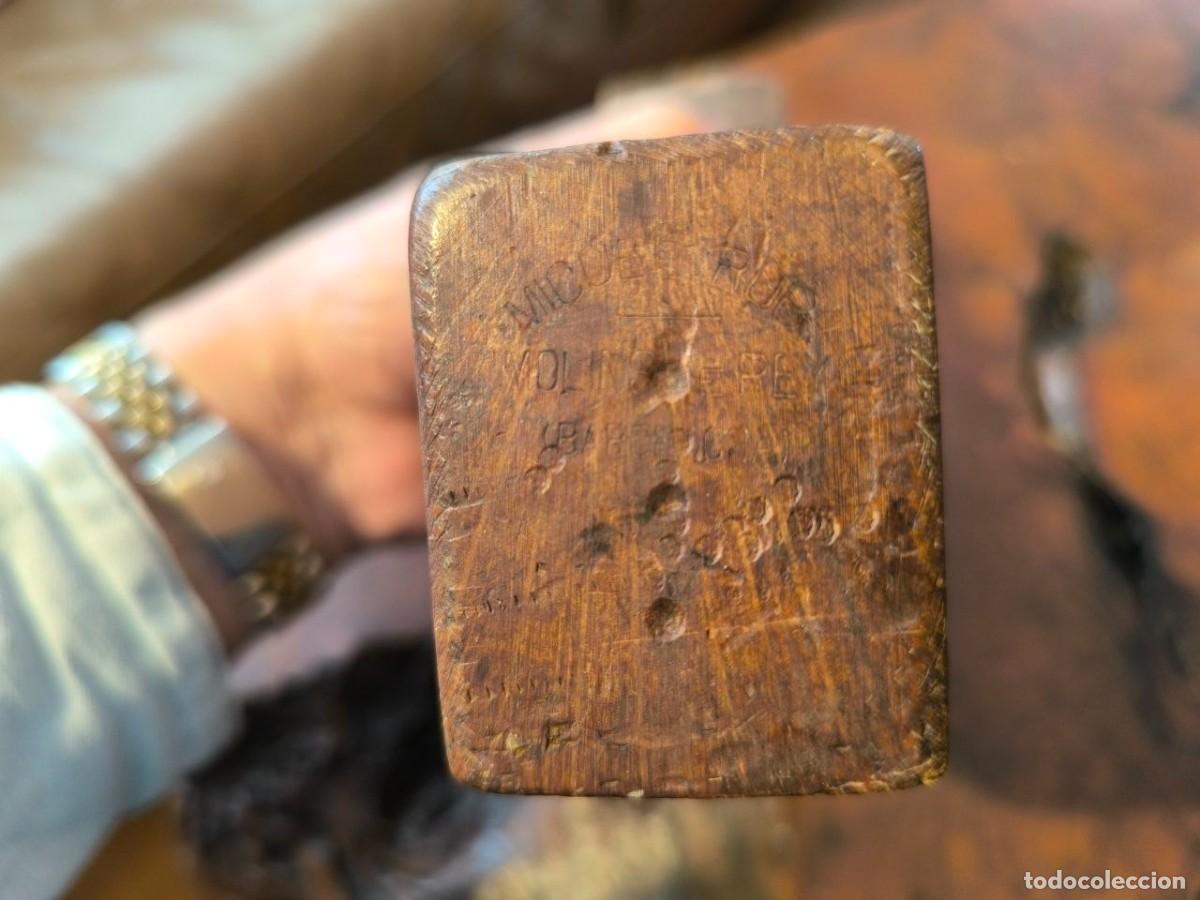 Antig&uuml;edades: CEPILLO DE MADERA DE ROBLE B. S. I. G. - Foto 3