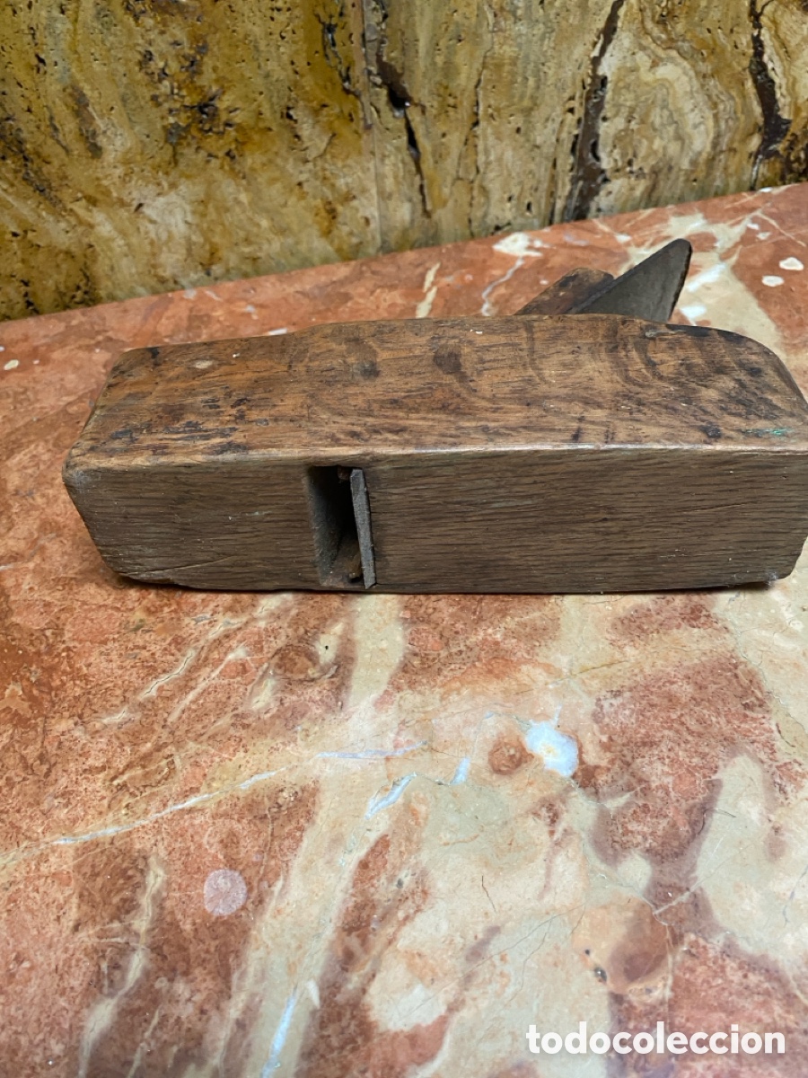 Antig&uuml;edades: Cepillo de madera carpintero antiguo - Foto 3