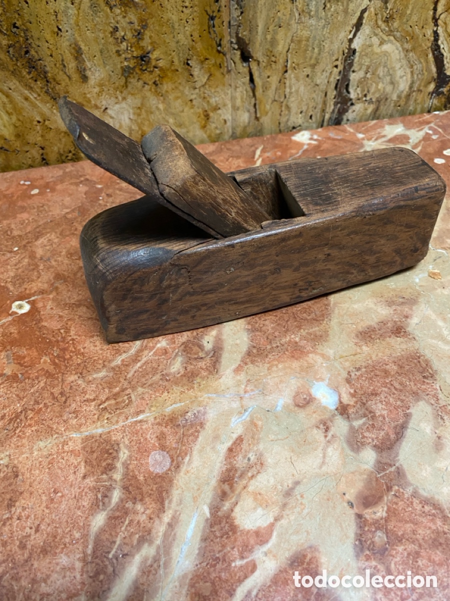 Antig&uuml;edades: Cepillo de madera carpintero antiguo - Foto 6