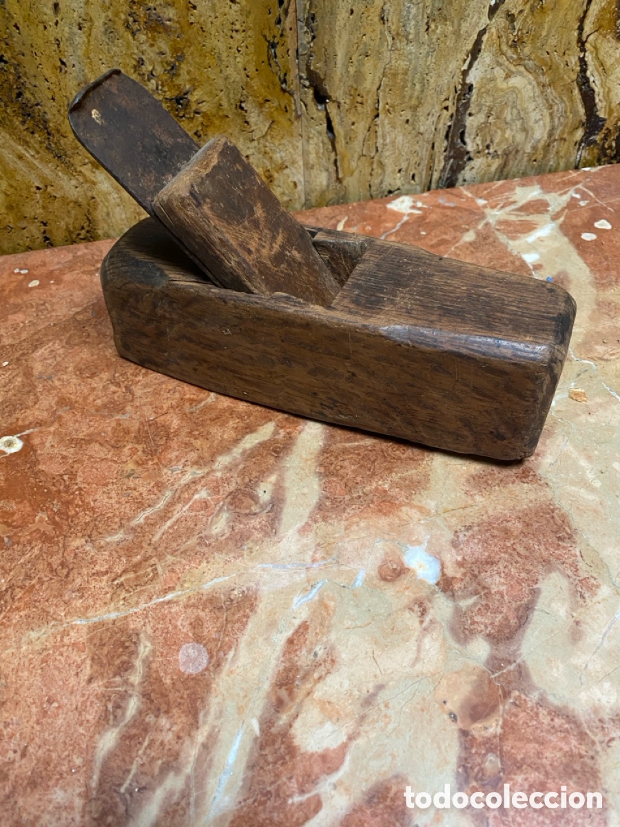 Antig&uuml;edades: Cepillo de madera carpintero antiguo - Foto 7