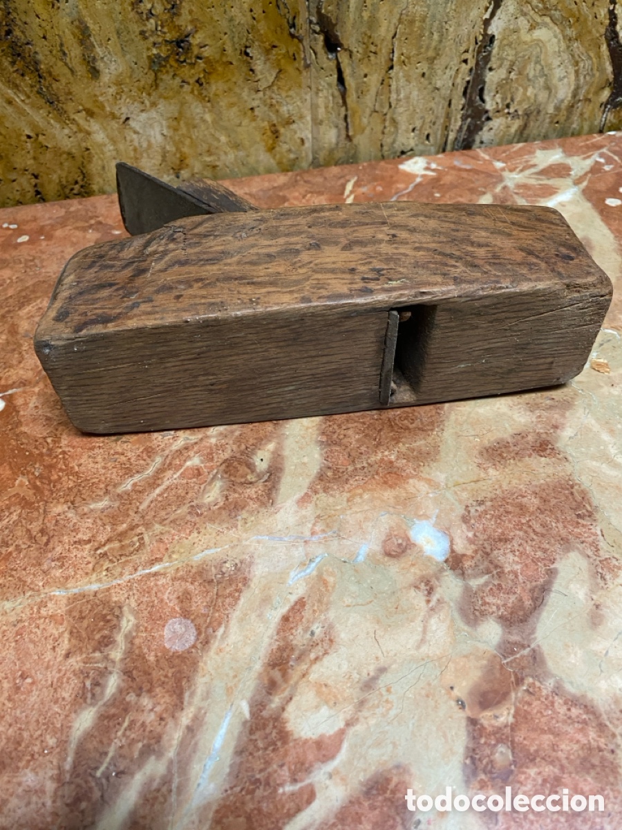 Antig&uuml;edades: Cepillo de madera carpintero antiguo - Foto 8
