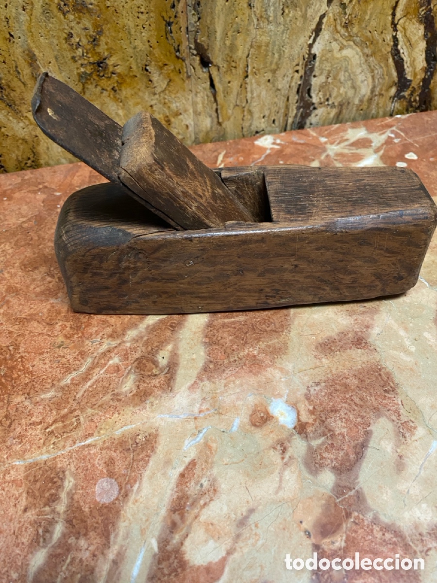 Antig&uuml;edades: Cepillo de madera carpintero antiguo