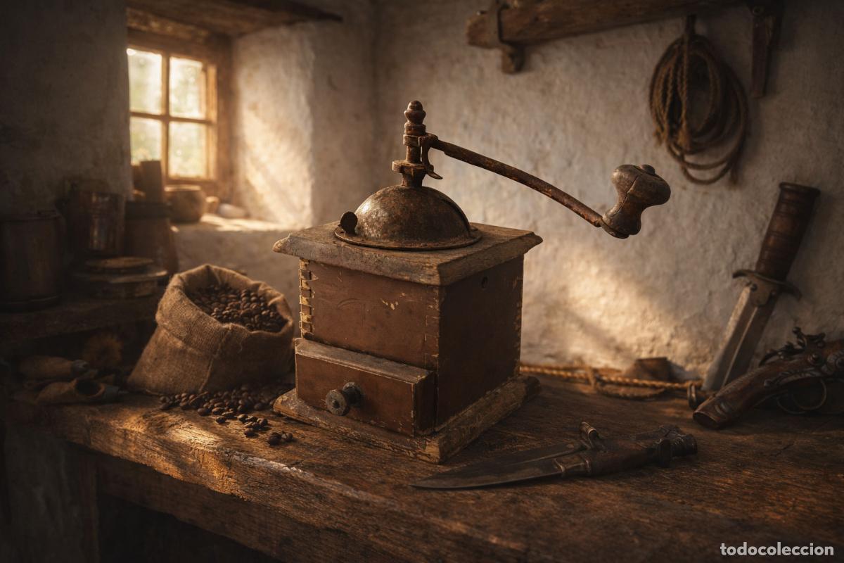 Antig&uuml;edades: Antiguo MOLINILLO DE CAFE