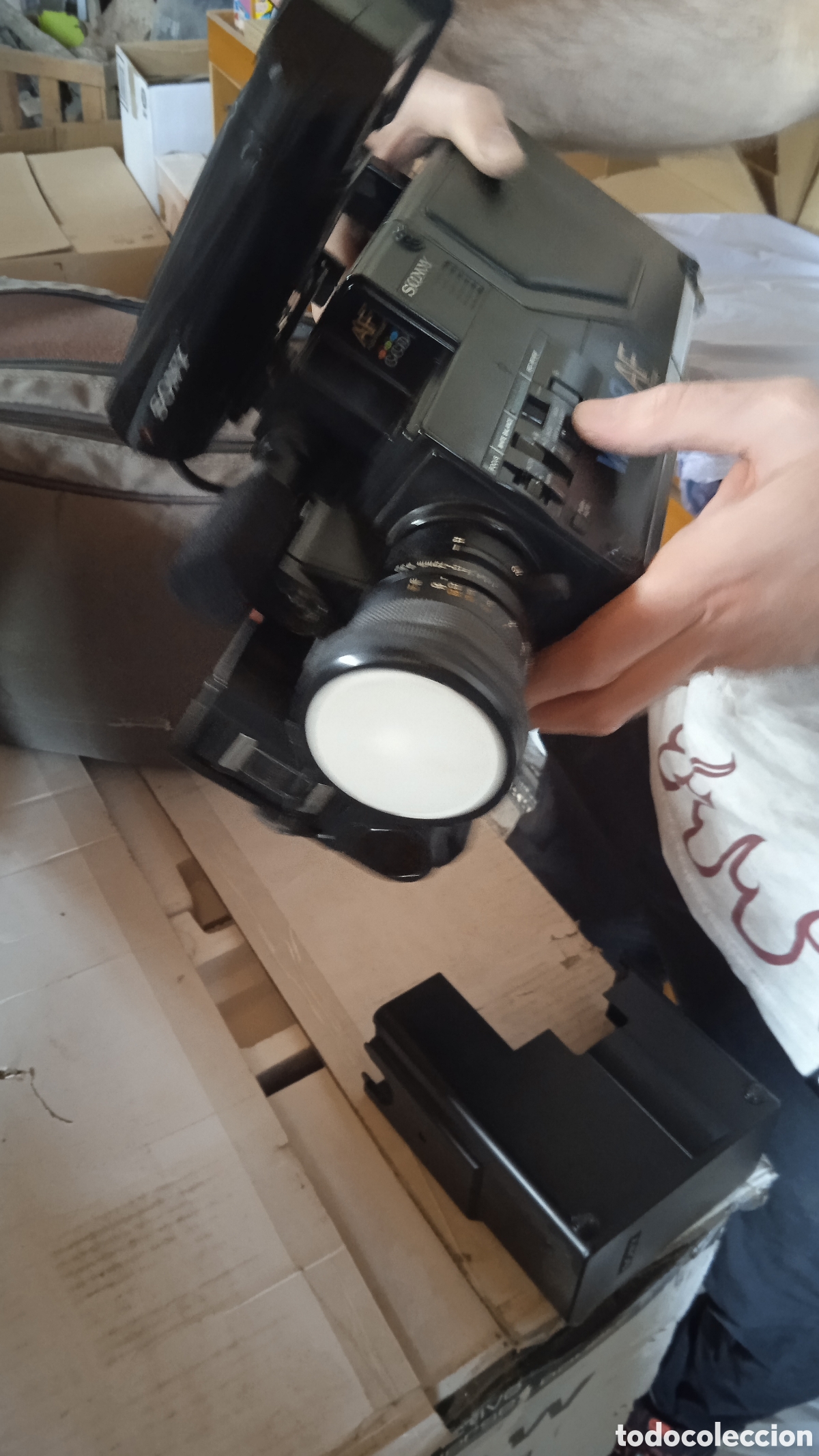 Antig&uuml;edades: Videocamara Sony CCD V8AF 8 AF Vintage con funda completa - Foto 4