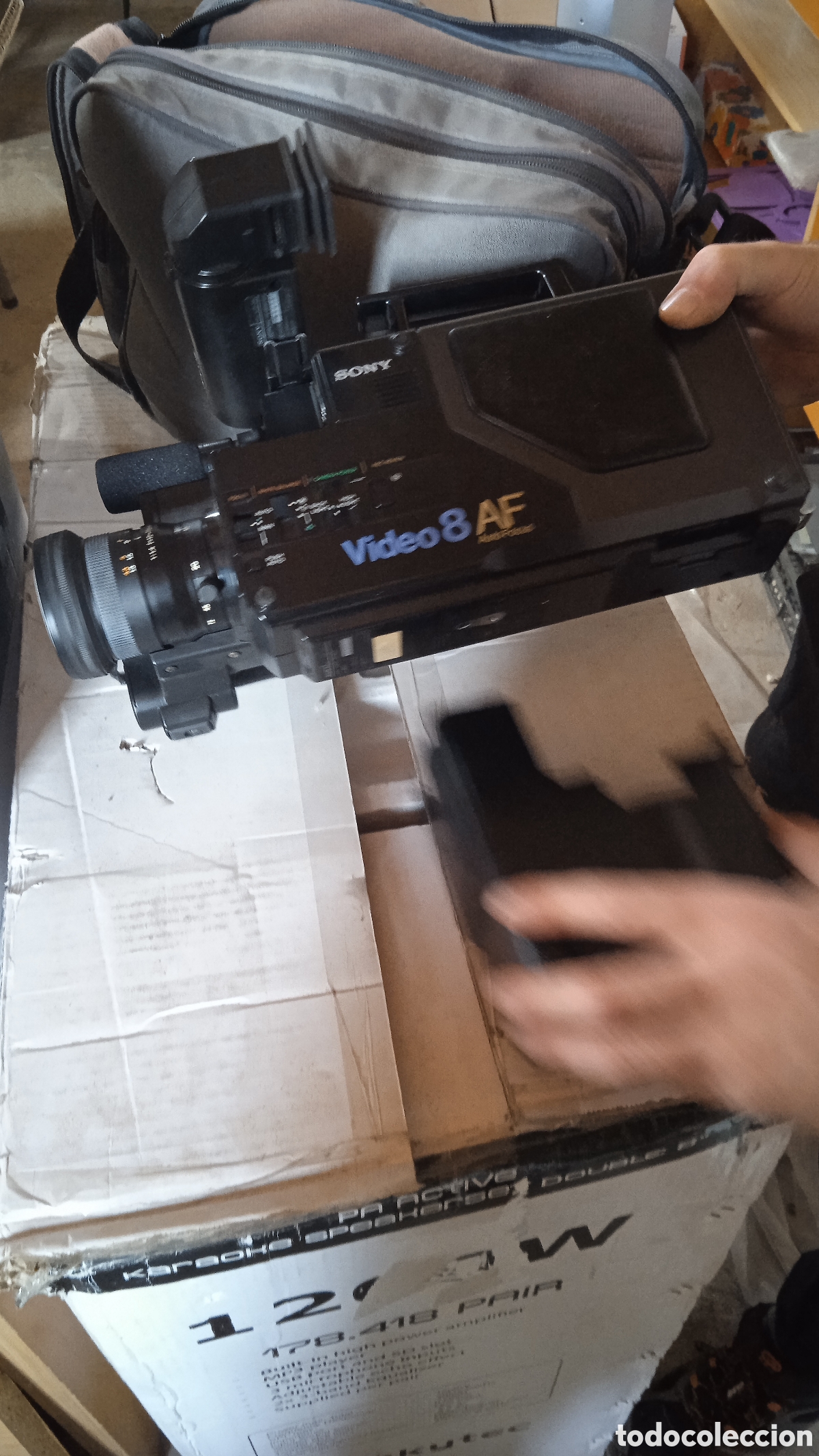 Antig&uuml;edades: Videocamara Sony CCD V8AF 8 AF Vintage con funda completa - Foto 6