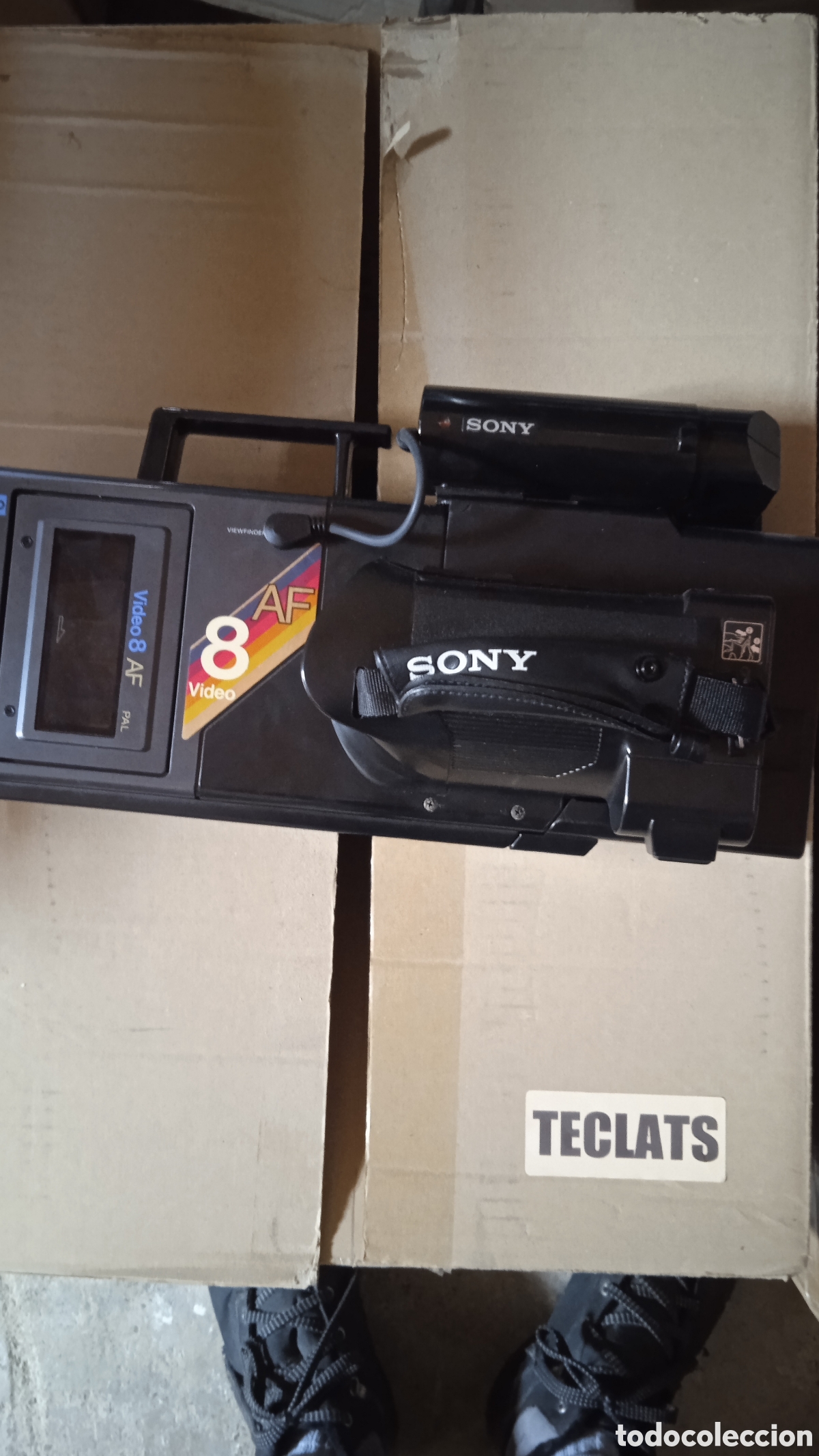 Antig&uuml;edades: Videocamara Sony CCD V8AF 8 AF Vintage con funda completa - Foto 1