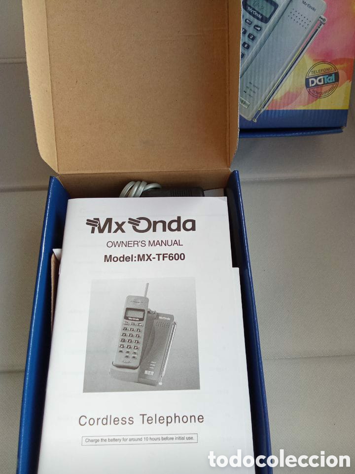 Tel&eacute;fonos: Tel&eacute;fono inal&aacute;mbrico vintage finales de los 90 - Foto 2