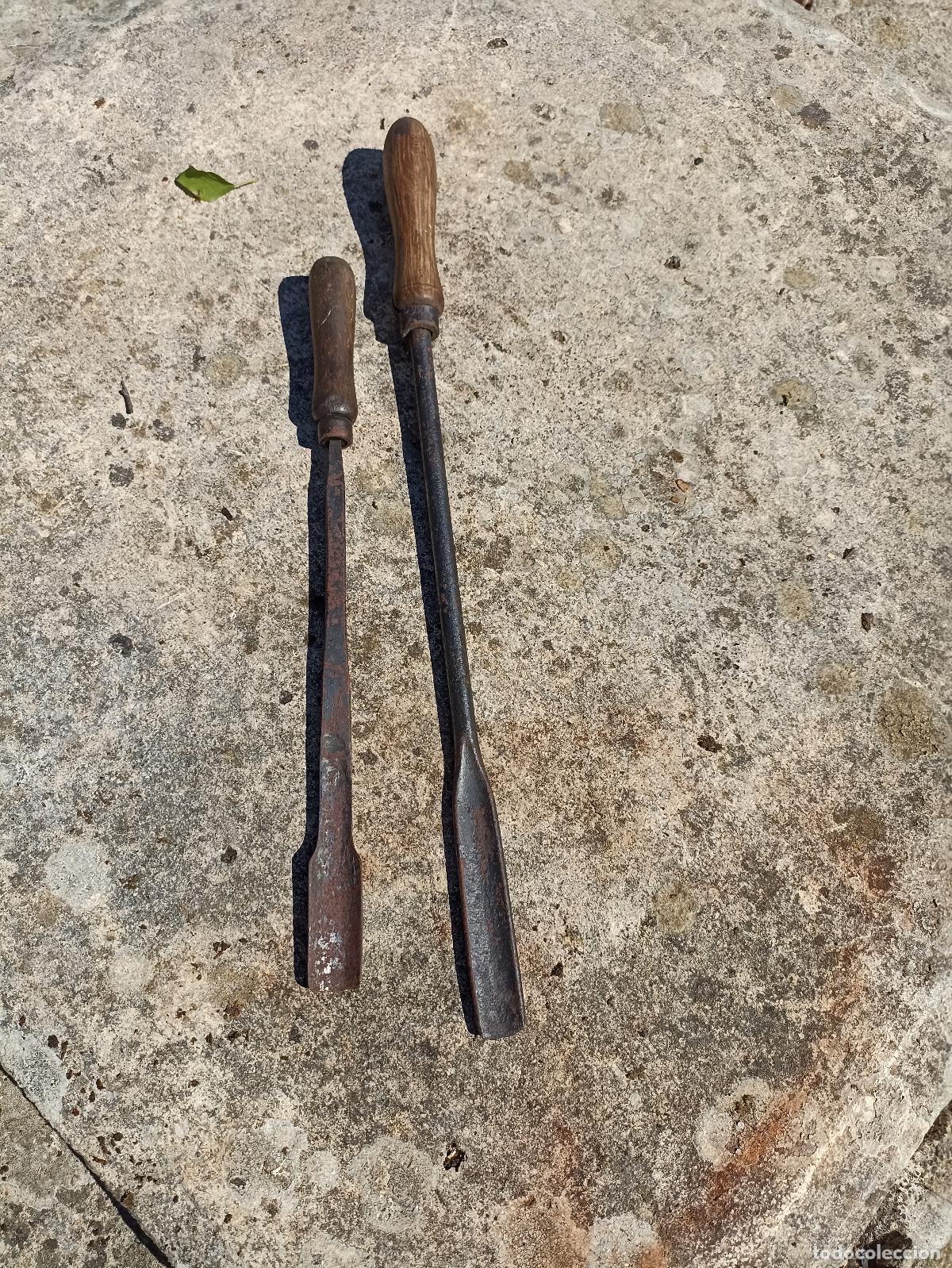 Antig&uuml;edades: Gubias de carpintero para torno - Foto 5