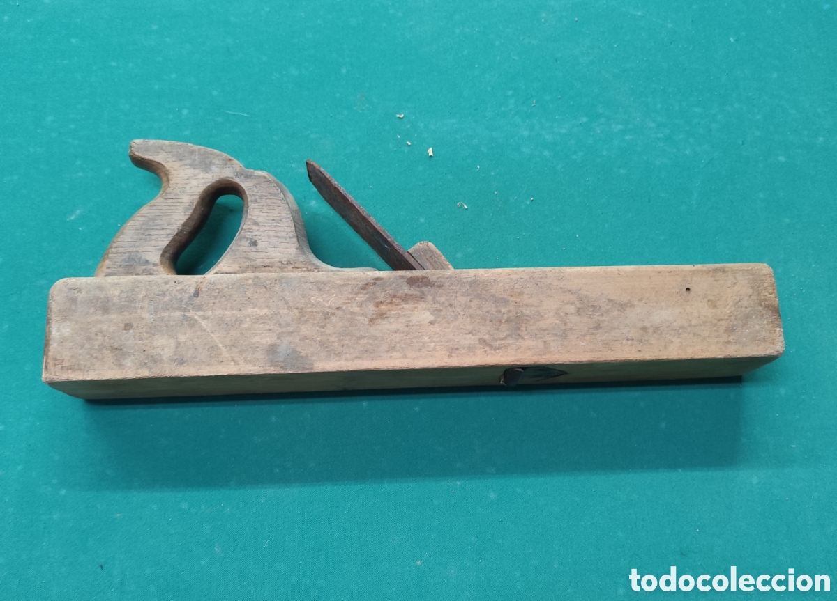 Antig&uuml;edades: Antigua Garlopa o cepillo de carpintero - Foto 1