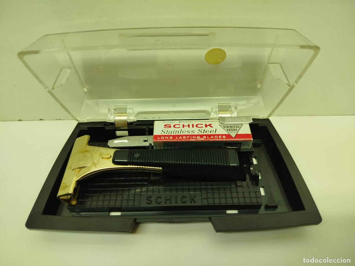 Antig&uuml;edades: MAQUINILLA AFEITAR SCHICK INJECTOR - MODELO EVERSHARP HYDRO-MAGIC - Foto 11