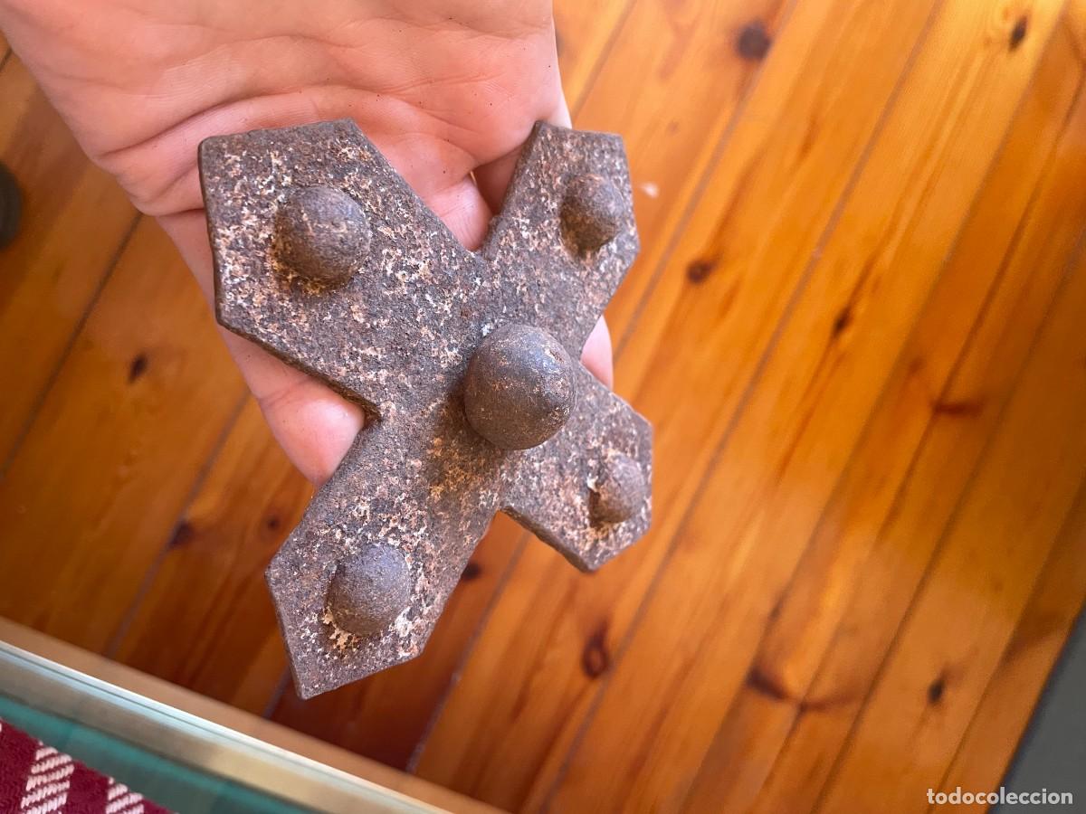 Antig&uuml;edades: Clavo de hierro de puerta - Foto 2