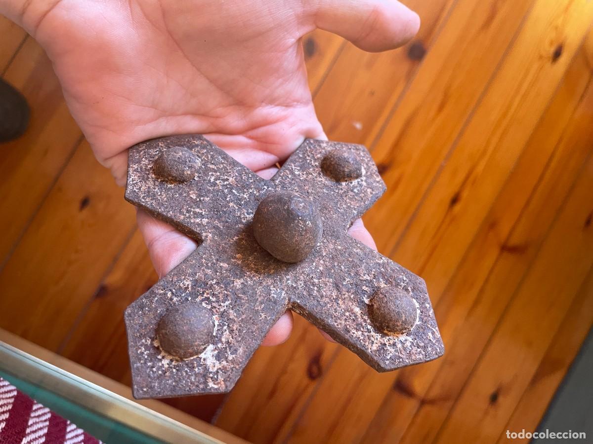 Antig&uuml;edades: Clavo de hierro de puerta - Foto 3