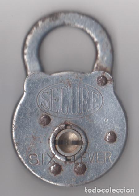 Antig&uuml;edades: CANDADO ANTIGUO - SIX.LEVER - ALEMANIA