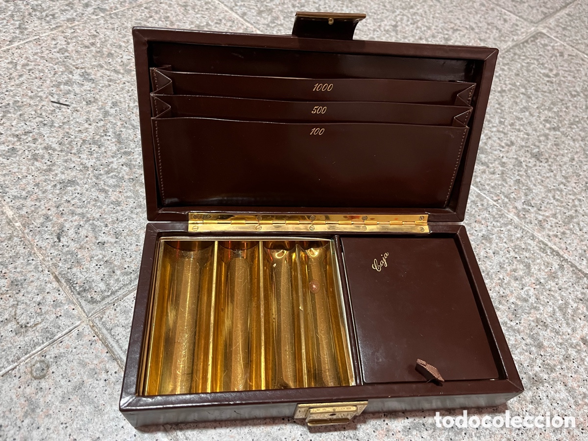 Antiques: Antigua caja de oficina para correo, agenda de contactos, tabaco