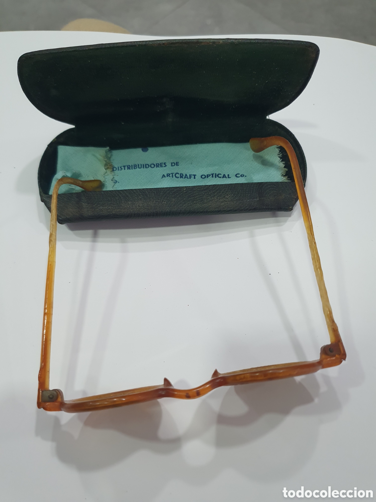 Antig&uuml;edades: Antiguas gafas de pasta. (L61) - Foto 2