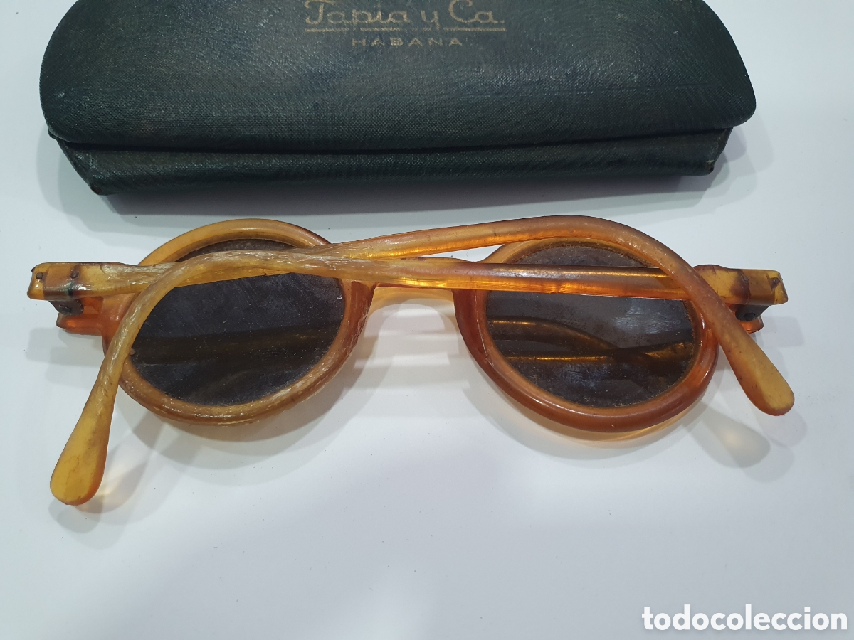 Antig&uuml;edades: Antiguas gafas de pasta. (L61) - Foto 3