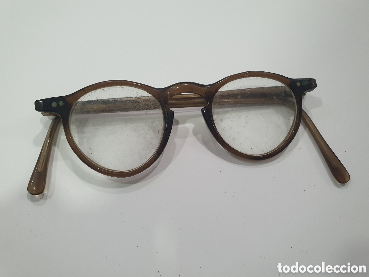 Antig&uuml;edades: Antiguas gafas de pasta. (L61) - Foto 2