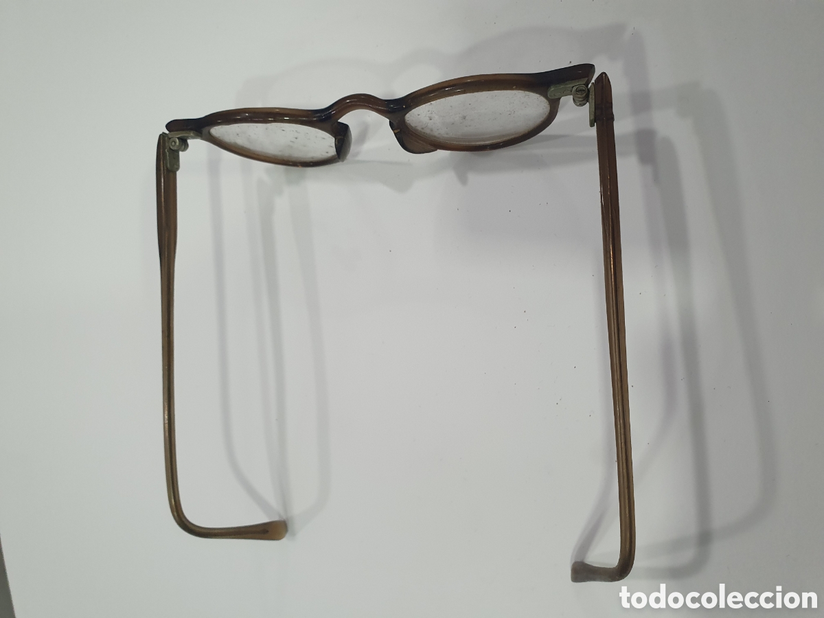 Antig&uuml;edades: Antiguas gafas de pasta. (L61) - Foto 3