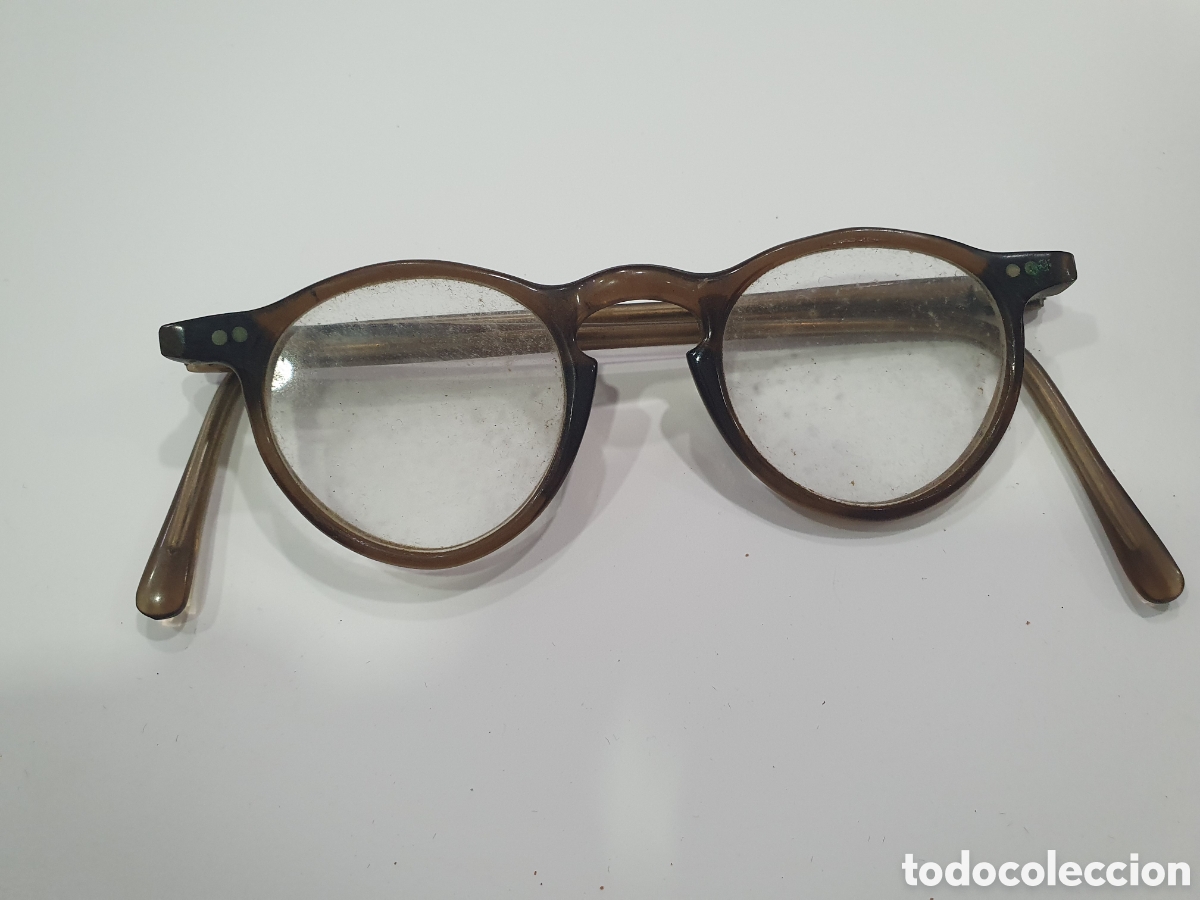 Antig&uuml;edades: Antiguas gafas de pasta. (L61) - Foto 1