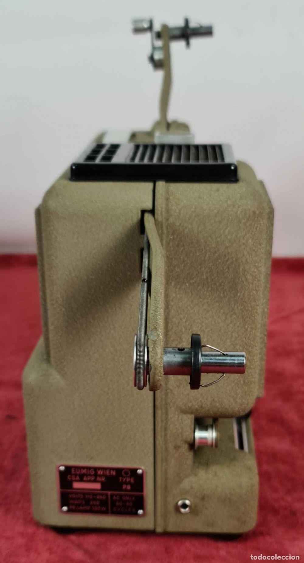 Antig&uuml;edades: CONJUNTO DE PROYECTOR, TRIPODE Y EDITOR. EUMIG P8. ESTUCHE ORIGINAL. CIRCA 1950. - Foto 18