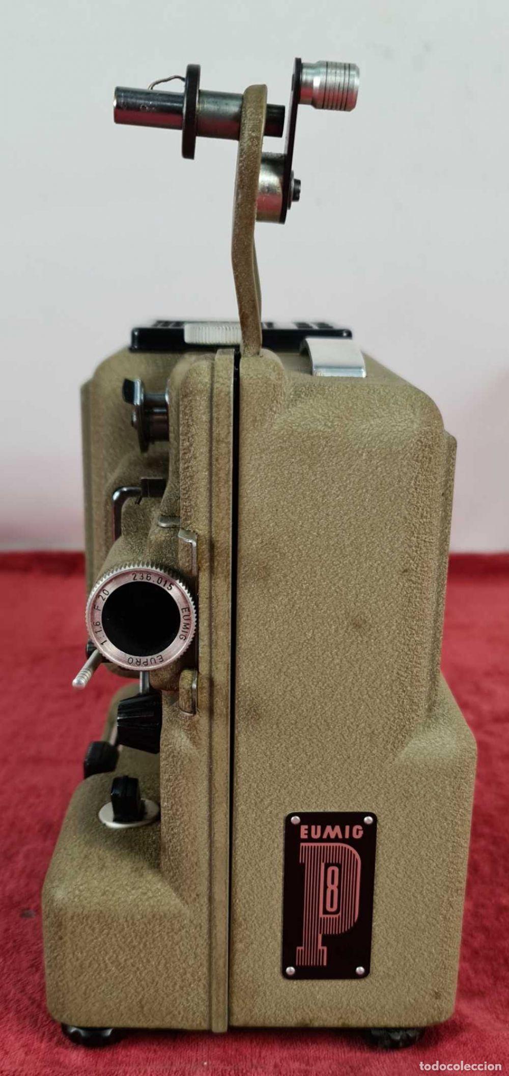 Antig&uuml;edades: CONJUNTO DE PROYECTOR, TRIPODE Y EDITOR. EUMIG P8. ESTUCHE ORIGINAL. CIRCA 1950. - Foto 21