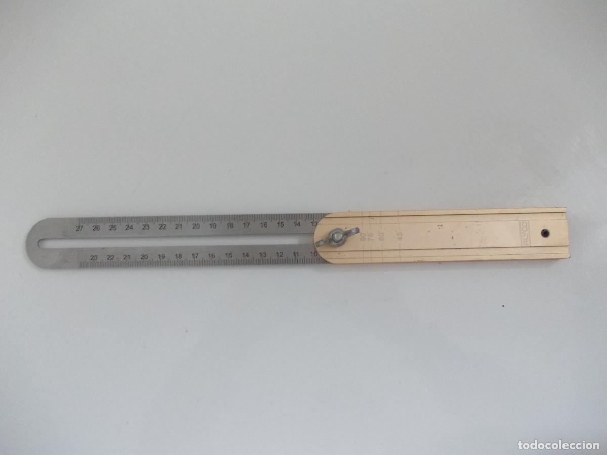 Oggetti Antichi: Medidor de &aacute;ngulos vintage ALYCO. Herramienta cl&aacute;sica carpinter&iacute;a