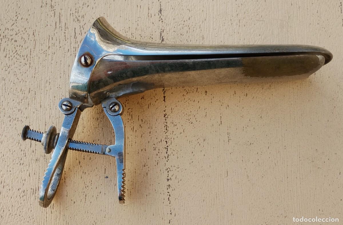 Antig&uuml;edades: Antiguo Esp&eacute;culo Vaginal Tipo Cusco - Foto 2