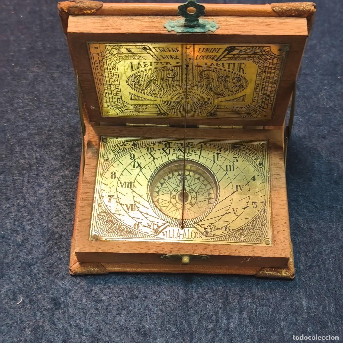 Oggetti Antichi: BRUJULA ANTIGUA VILLACOR INSTRUMENTOS ANTIGUOS. MED. 95 X 65 MM