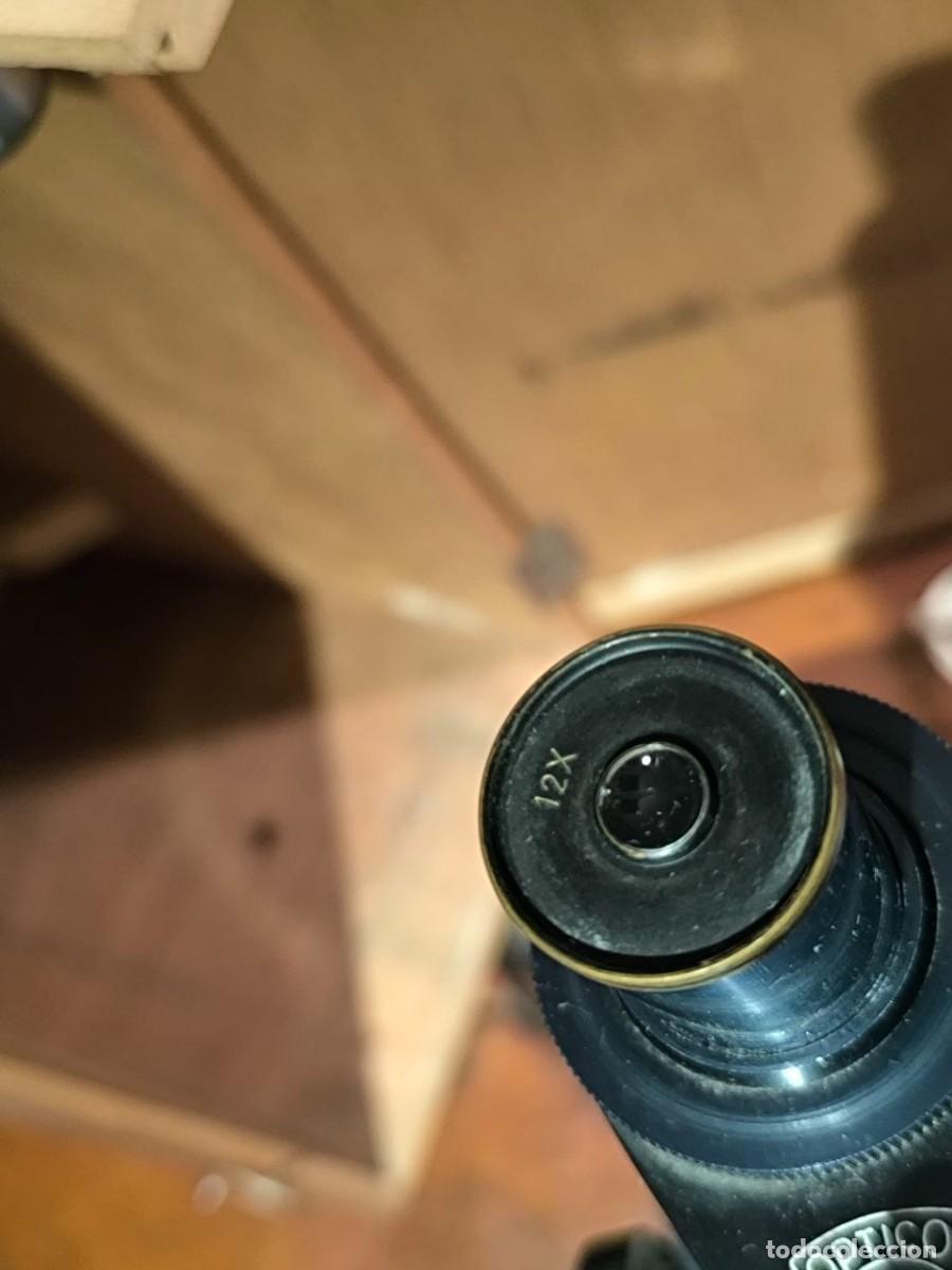 Antig&uuml;edades: Antiguo microscopio &oacute;ptico profesional con luz. FUNCIONA - Foto 6
