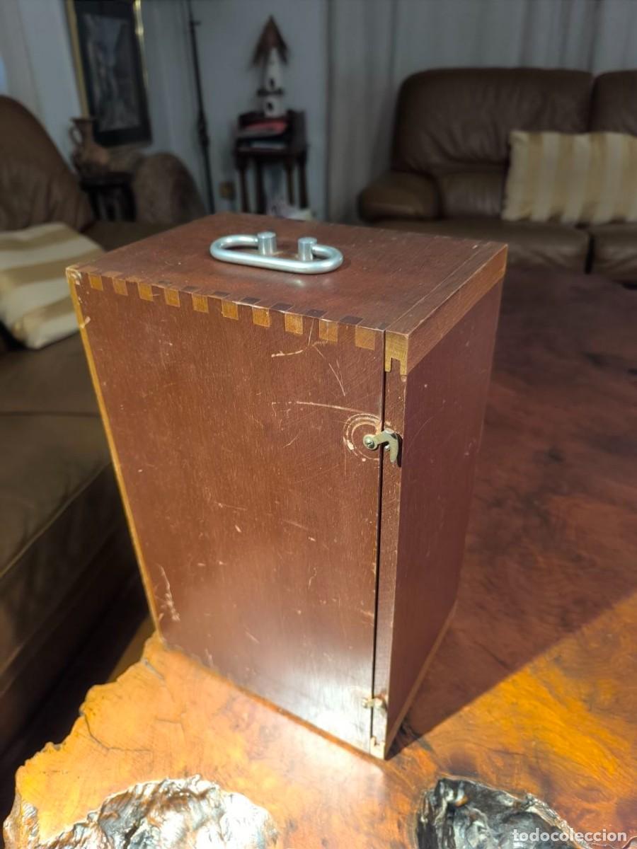 Antig&uuml;edades: Antiguo microscopio &oacute;ptico profesional con luz. FUNCIONA - Foto 15
