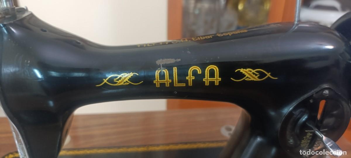 Antig&uuml;edades: Maquina de coser alfa - Foto 11