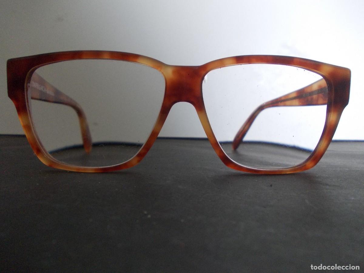 Oggetti Antichi: Gafas de dise&ntilde;o Xavier Garcia Barcelona XG 106 2080 montura carey gruesa rectangular estilo retro