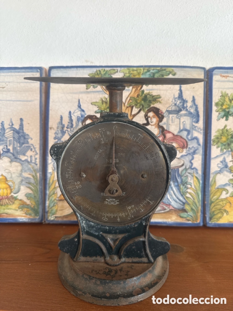 Antig&uuml;edades: Antigua B&aacute;scula Postal Salter's Vintage - Hierro Fundido N&ordm; 236