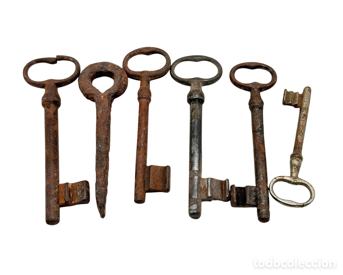 Oggetti Antichi: Lote de Antiguas Llaves