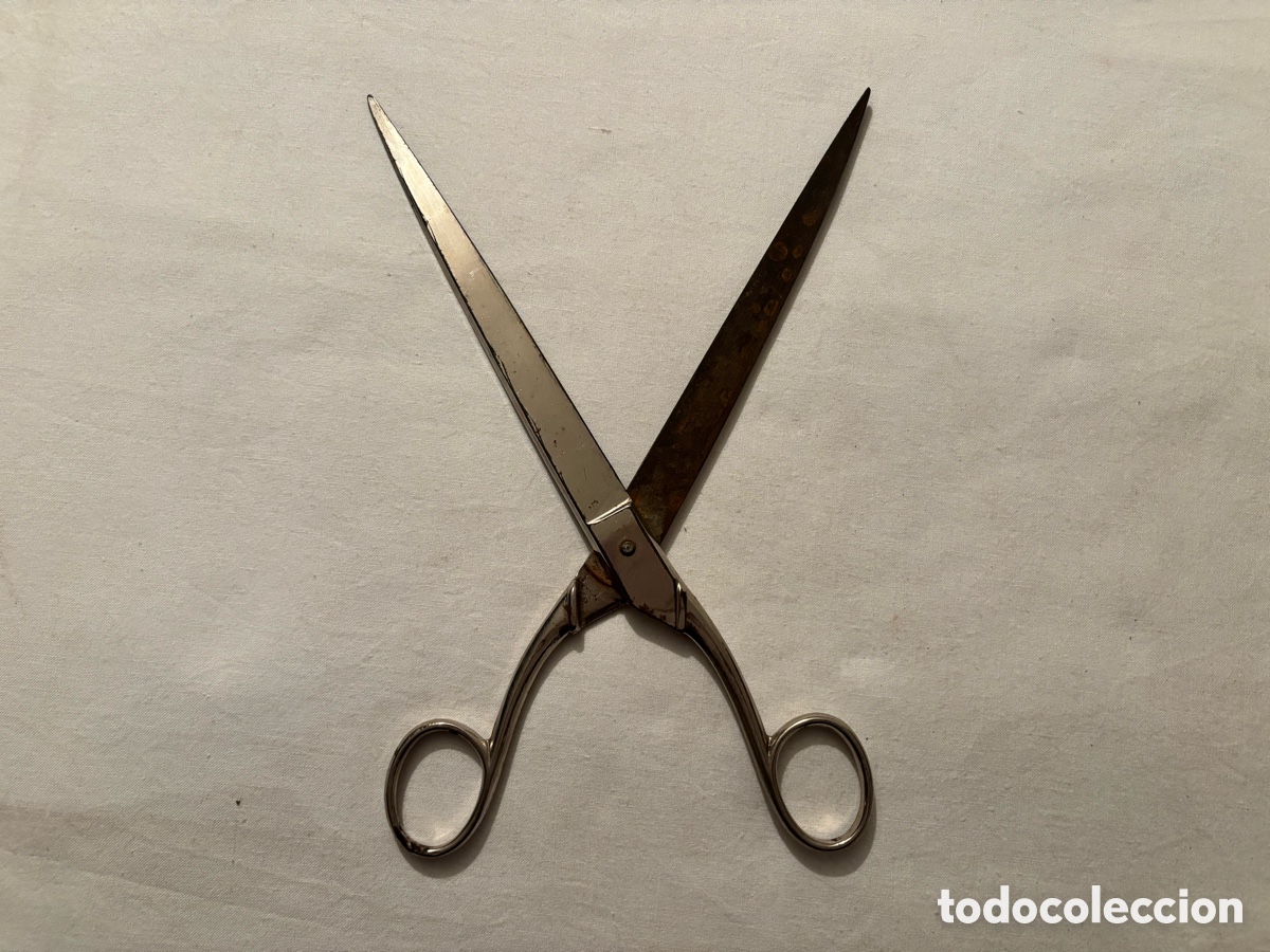 Antig&uuml;edades: Antiguas tijeras grandes 25 cm.