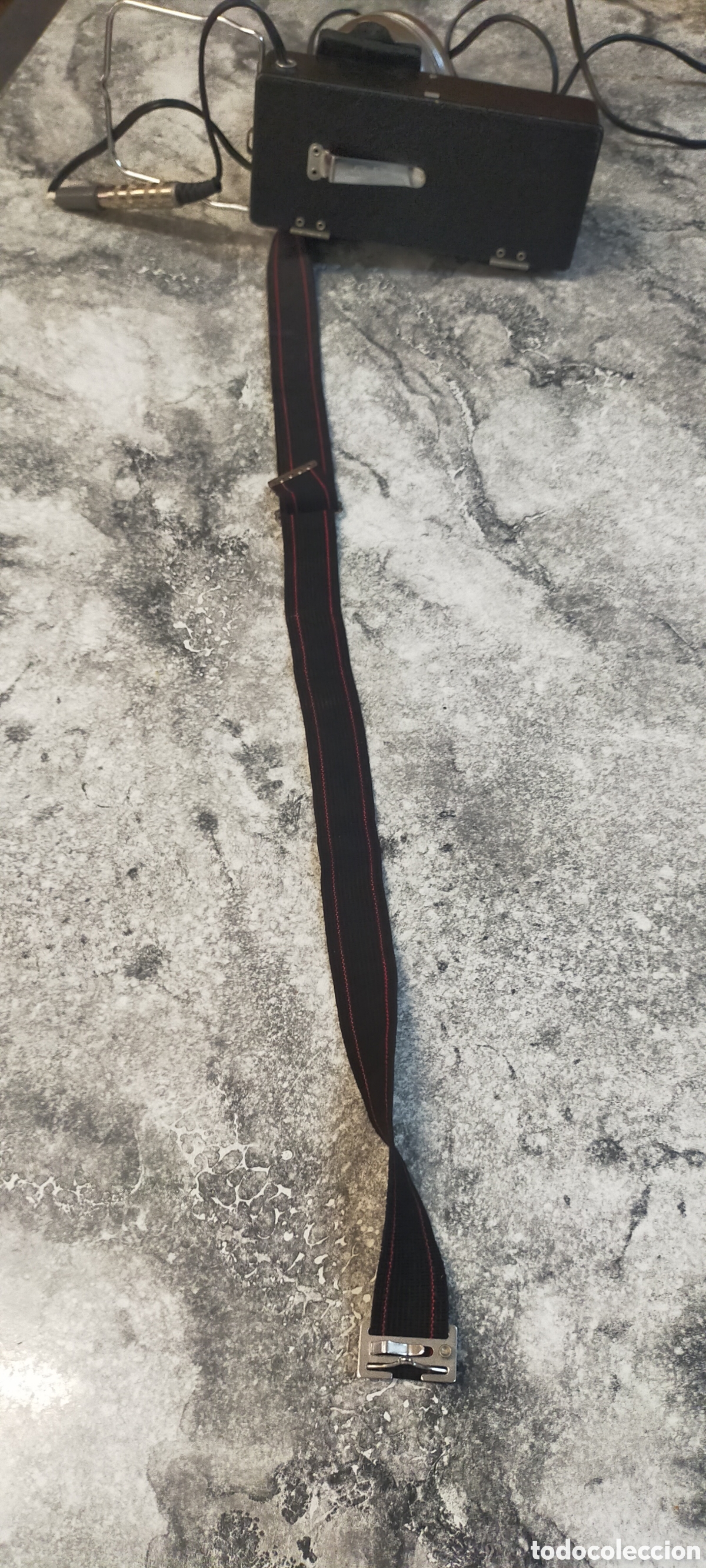 Antig&uuml;edades: Linterna Winchester vintage FUNCIONA con cable y correa - Foto 15