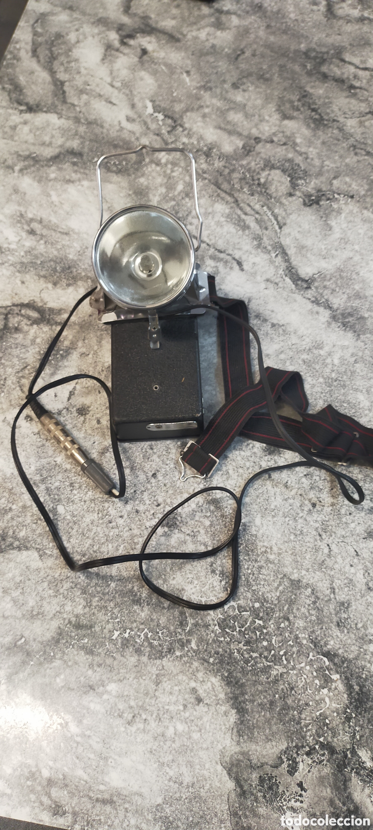 Antig&uuml;edades: Linterna Winchester vintage FUNCIONA con cable y correa - Foto 18