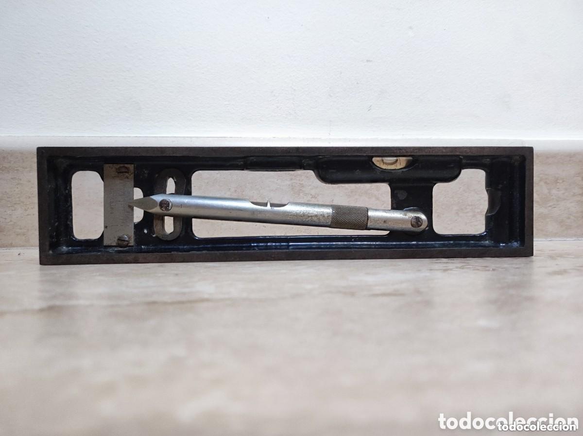Antig&uuml;edades: Antiguo Nivel de ingenieros y fontaneros 33A inclinometro Starrett USA