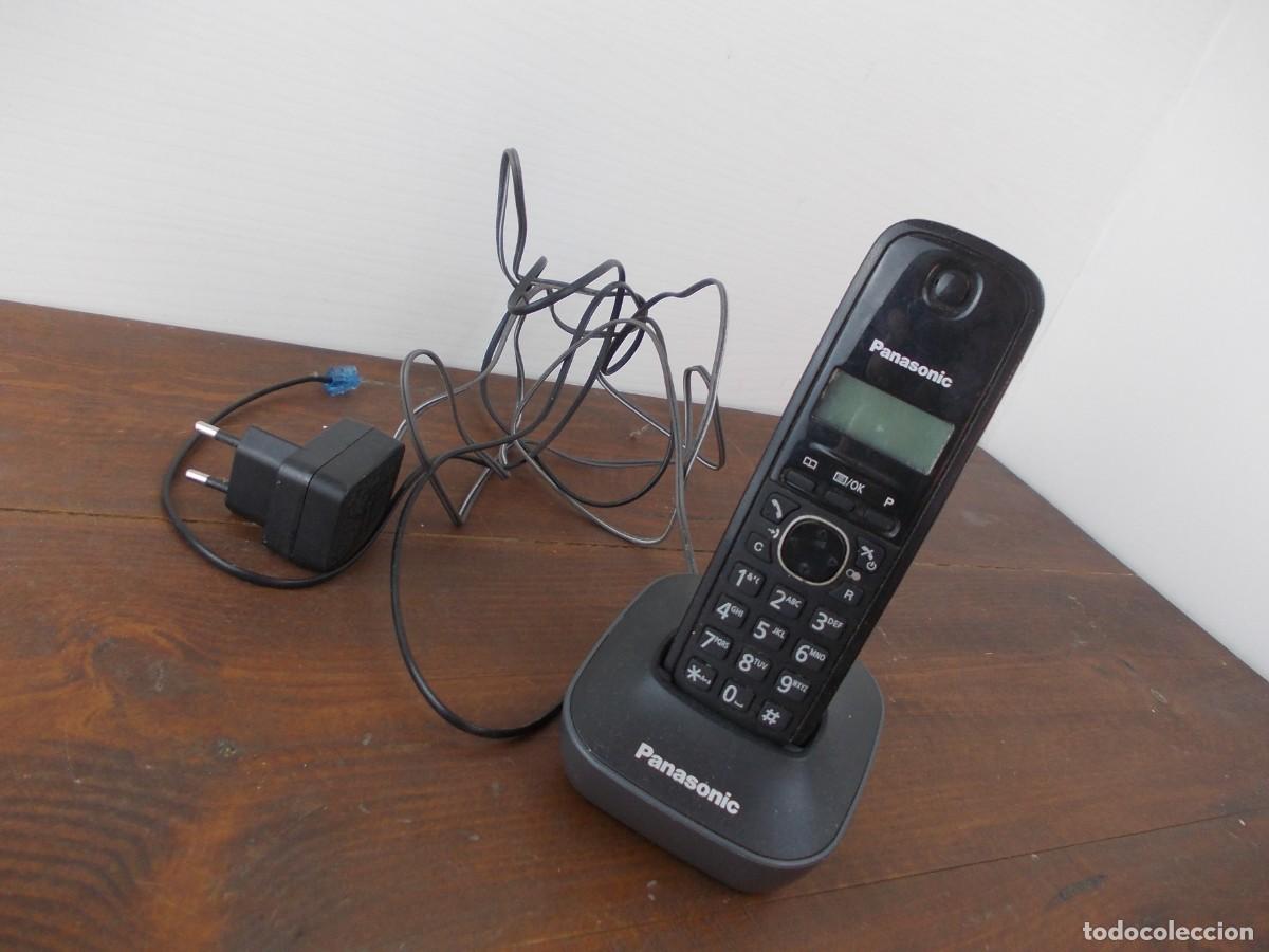 Telefones: Tel&eacute;fono inal&aacute;mbrico Panasonic KX-TG1611SP vintage comunicaci&oacute;n hogar base cargador