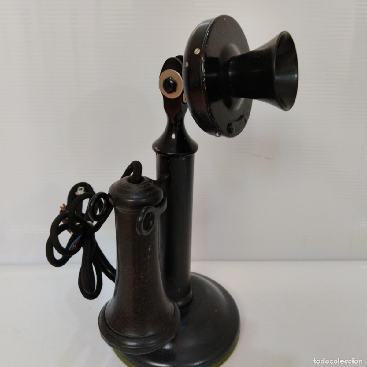 Tel&eacute;fonos: tel&eacute;fono de candelabro Western Electric - Foto 2